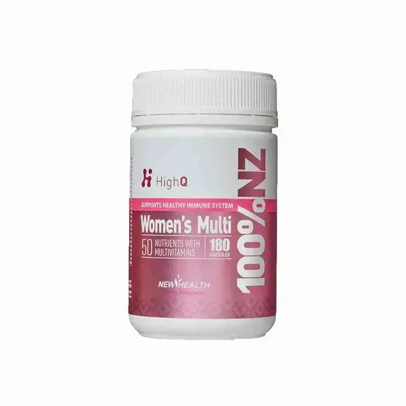 HighQ Women's 50 Multi-Vitamins Hard Capsule and skin,digestion,Google,liver,new,Optimized Vitamins A,with antioxidants,women's health,Zinc &amp; Selenium