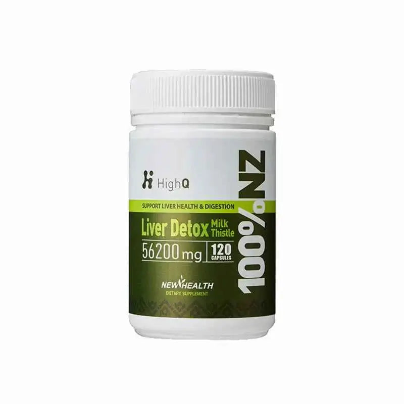 HighQ Liver Detox with Milk Thistle 56250mg Hard Capsule and alpha lipoic acid,and magnesium,artichoke,blend of milk thistle,choline tartrate,Fortified with lactoferrin,Google,High-purity phosphatidylserine (PS),inositol,iron,L-cysteine,liver detox,new