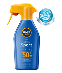 NIVEA Sun Ultra Sport Cooling Sunscreen Spray SPF50+ Broad Spectrum 4h Water Resistant 300ml