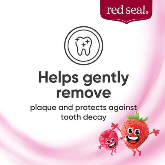 Red Seal Kids Toothpaste with fluoride [Berry Bubble Flavor] 70g Ecostore Toothpaste,Fluoride,gentle toothpaste,Kids Oral Care,Kids Toothpaste,Red Seal,Red Seal Kids,Red Seal Kids Toothpaste,Red Seal Kids Toothpaste with fluoride,teeth,Teeth & Muscles,tee