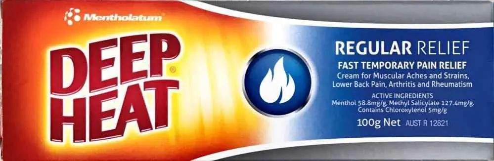 Deep Heat Rub 100g for Relief of Muscle Pain and Discomfort Deep Heat Rub,discomfort cream,muscle pain relief,optimized,topical analgesic