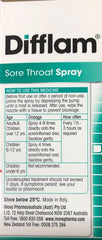 Difflam Throat Spray 30ml - Fast Relief for Sore Throat Pain Difflam Throat Spray,fast acting throat spray,optimized,pain relief spray,sore throat relief,sore throat treatment