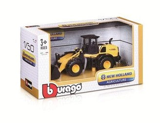 Bburago 1/50 New Holland W170d Wheel Loaderwindow Box