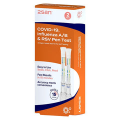 2San Pen Test for Covid-19 Influenza RSV Fast Results Home Test