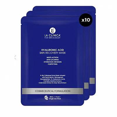 La Clinica Hyaluronic Acid Skin Mask Bio Cellulose Face Sheet,Facial Sheet Mask.,Hyaluronic Acid Skin Mask,Hyaluronic Acid Skin Recovery,issues,La Clinica Hyaluronic Acid Skin Mask,Mask infused with SymCalmin