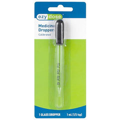 Ezy Dose 1 ml Calibrated Glass Dropper