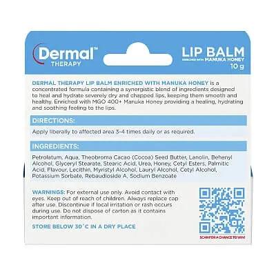 Dermal Therapy Lip Balm Moisturises And Heals Severely Dry Lips For Long-Lasting Protection Lip Balm
