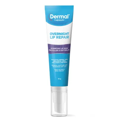 Dermal Therapy Overnight Lip Repair Hydrating Lip Mask for Fuller, Softer Lips Lip Treatment