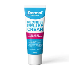 Dermal Therapy Redness Relief Cream Soothes Facial Redness with Vitamin E and Niacinamide 50 g Cream