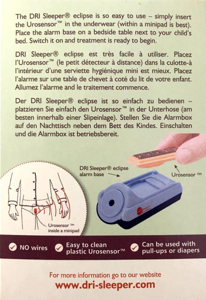 Dri Sleeper Eclipse Alarm only bedwetting alarm,dri sleeper,drisleeper,eclipse,issues