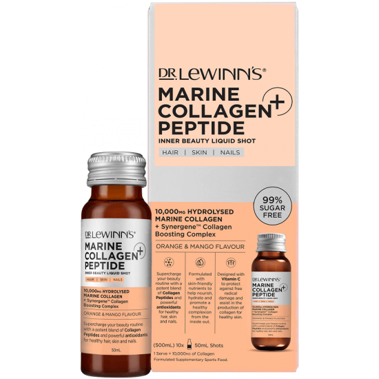 Dr. LeWinn's Marine Collagen Peptide Inner Beauty Liquid Shot 10s*50ml Beauty Liquid Shot,Collagen Beauty Liquid,Collagen Beauty Liquid Orange &amp; Mango Flavor,Collagen Peptide,Inner Beauty Liquid Shot,issues,Liquid Shot,Marine Collagen Peptide,Peptide