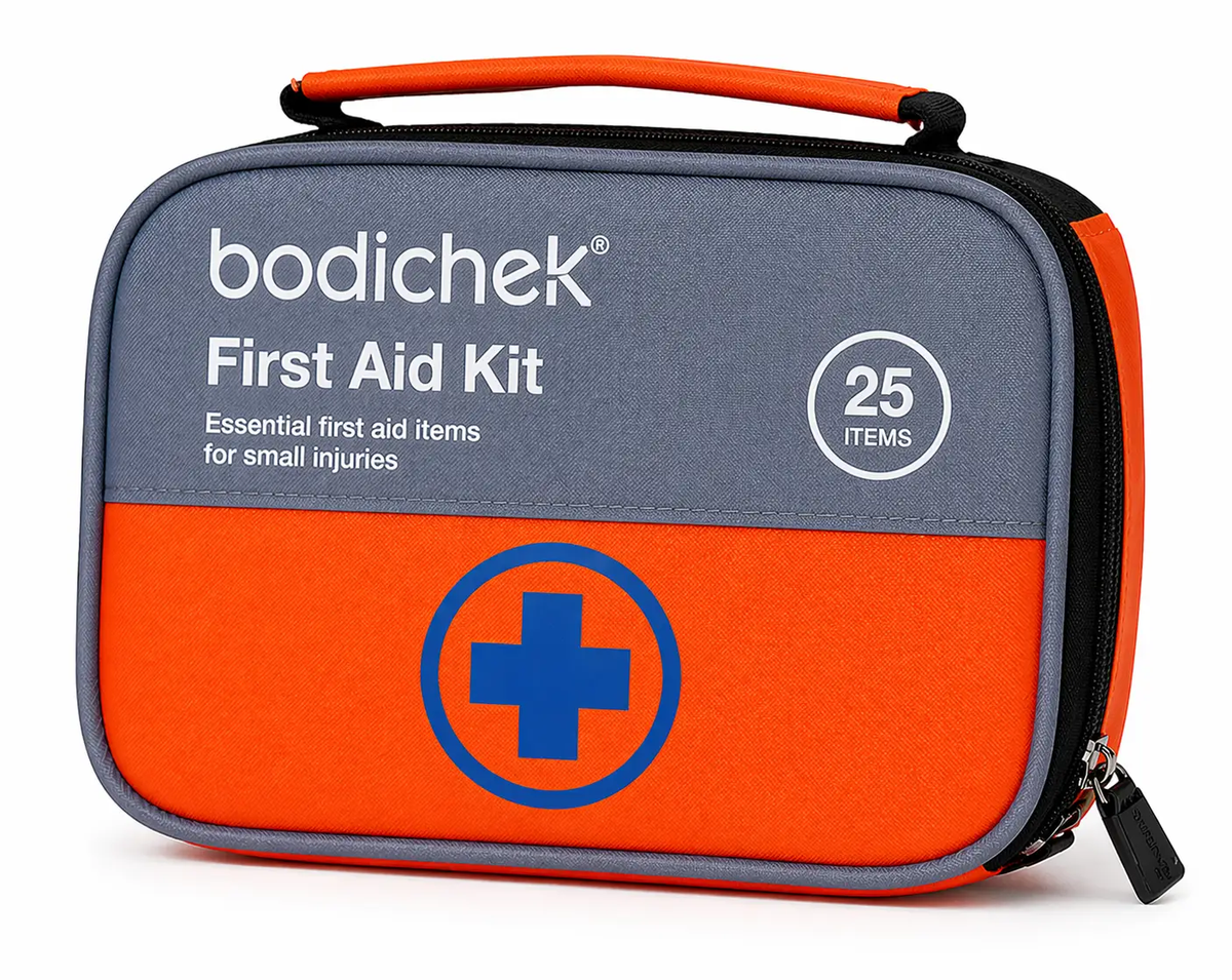 Bodichek First Aid Kit Essential Emergency Supplies Portable and Compact Travel and Home Use