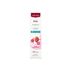 Red Seal Kids Toothpaste with fluoride [Berry Bubble Flavor] 70g Ecostore Toothpaste,Fluoride,gentle toothpaste,Kids Oral Care,Kids Toothpaste,Red Seal,Red Seal Kids,Red Seal Kids Toothpaste,Red Seal Kids Toothpaste with fluoride,teeth,Teeth & Muscles,tee