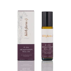 Herb Farm De-stress Aromatherapy Roll-On Promotes Relaxation And Mental Clarity 10ml