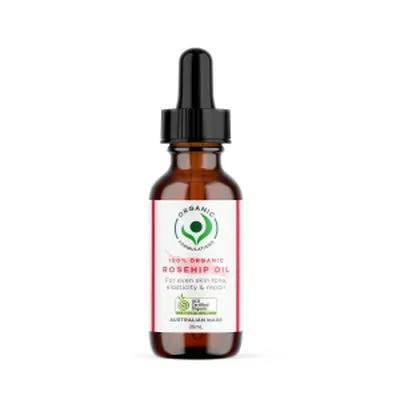 Organic Formulations Rosehip Oil 100% Organic Nourishes Skin Hydrates Daily Oil 25ml
