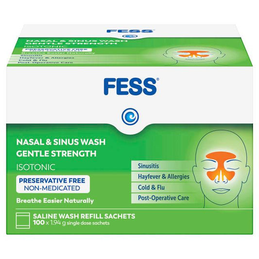 Fess Sinus Cleanse Gentle Wash Refill 100 sachets - DominionRoadPharmacy