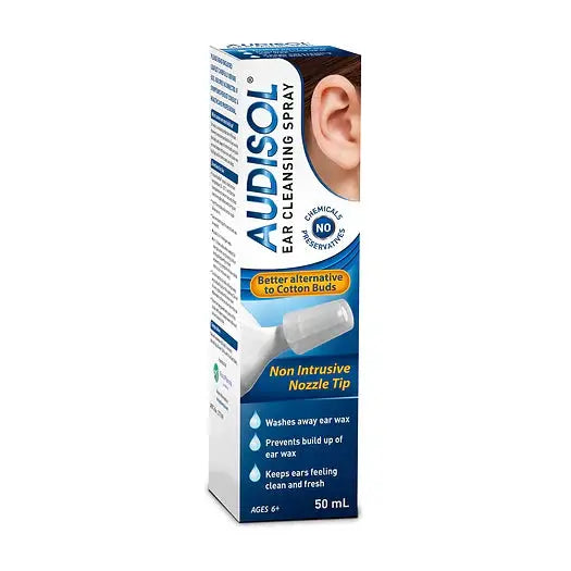 Audisol AUDISOL Ear Cleansing Spray 50 ml - – DominionRoadPharmacy