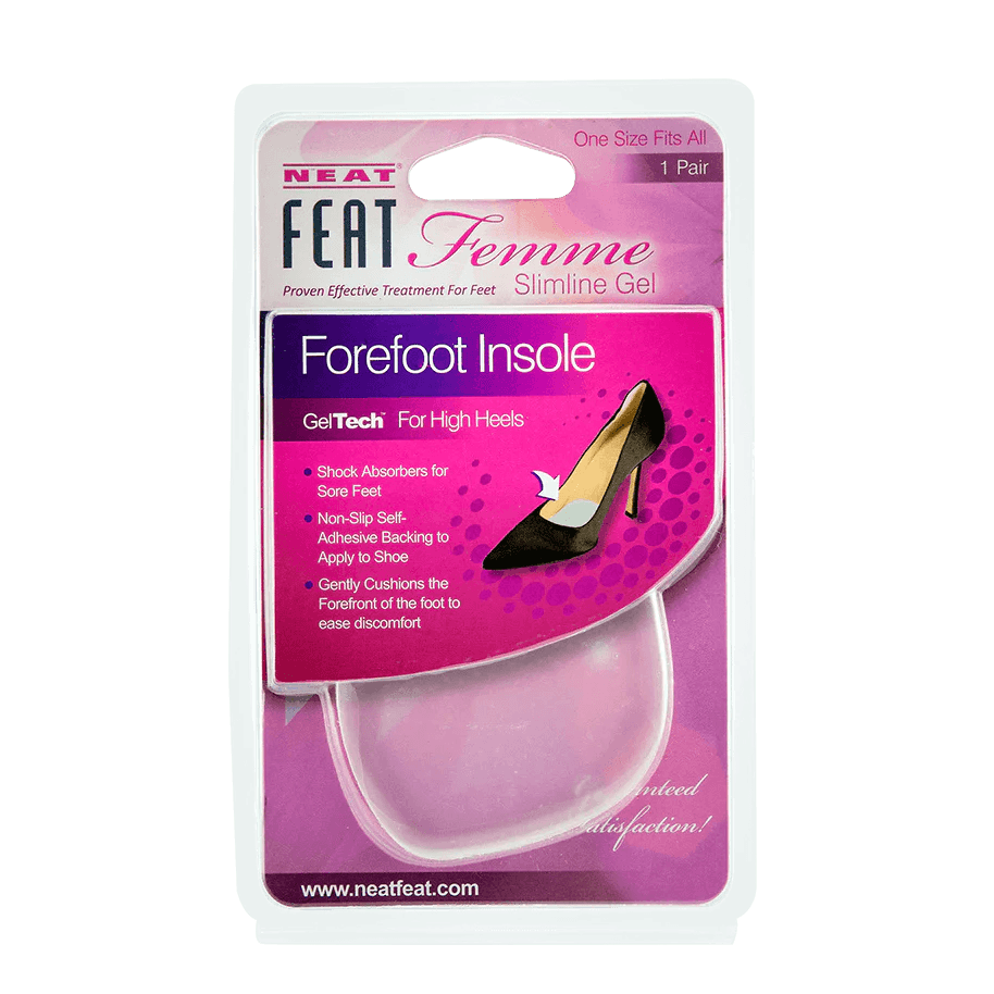 Neat Feat Femme Gel Forefoot insole for High Heels 1 pair - DominionRoadPharmacy