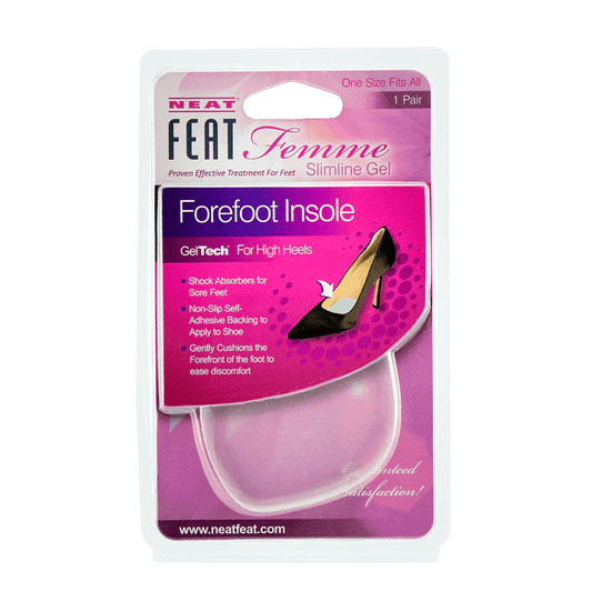 Neat Feat Femme Gel Forefoot insole for High Heels 1 pair - DominionRoadPharmacy