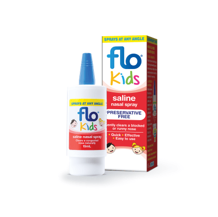 FLO Kids Saline Nasal Spray20ml - DominionRoadPharmacy