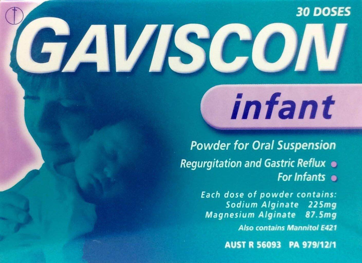 Gaviscon Infant Powder for Oral Suspension 30 Sachets acid,gas,gaviscon,infant gas,infant reflux,issues,reflux