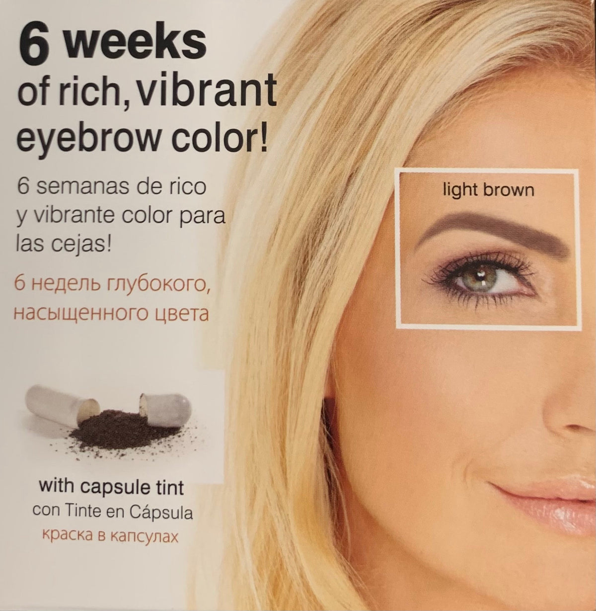 Godefroy Instant Eye Brow Tint Kit 6 Weeks Light Brown eyebrow,godefroy,Godefroy Instant Eye Brow Tint Kit 6 Weeks Light Brown,issues,tint