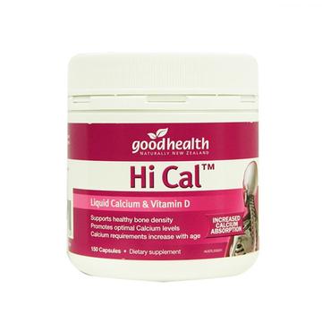 Good Health Hi Cal Liquid Calcium with Vitamin D 150 Cap - Essential Bone Support Supplement bone health,calcium capsules,liquid calcium supplement,optimized,vitamin D