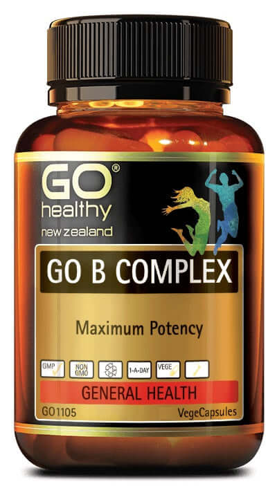 Go Healthy B Complex Capsules 120 Caps Choline Bitartrate 55mg Inositol 55mg,complex,energy,go healthy,go healthy b complex,Go Healthy GO B Complex,issues,Vitamin B1 (Thiamine hydrochloride) 110mg,Vitamin B12 (Cyanocobalamin) 50mcg,Vitamin B2 (Riboflavin)