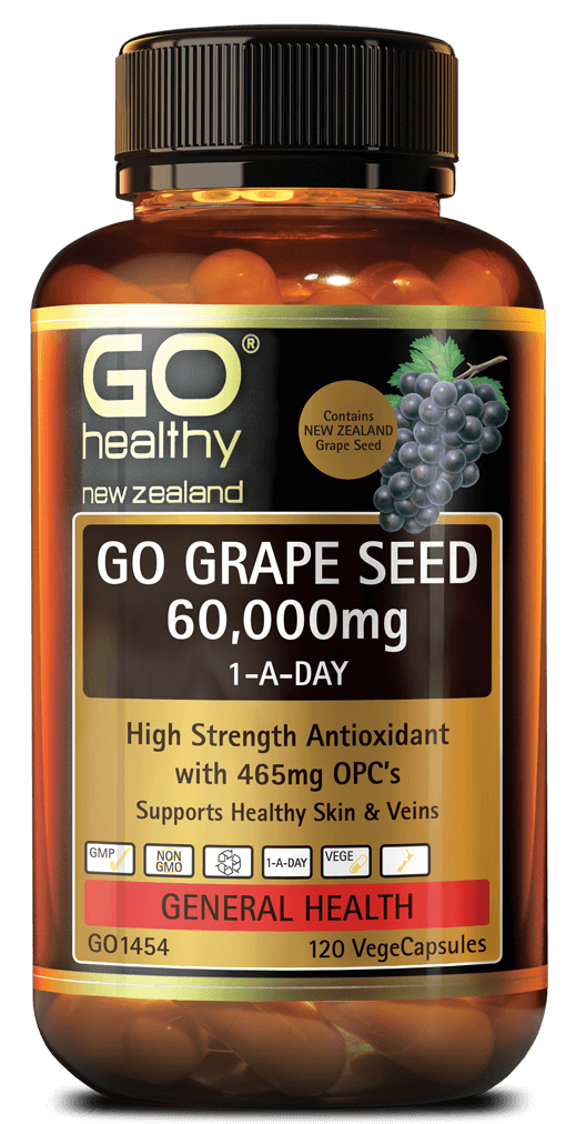 Go Healthy Grape Seed 60000 mg 120 capsules better price than chemist warehouse,better than chemist warehouse,cheaper,cheaper than chemist warehouse,cheaper then chemist warehouse,chemist warehouse,general health,go healthy,grape seed,high strength antiox