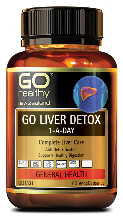 Go healthy Go Liver Detox 1 a day 60 capsules general health,go healthy,health,issues,liver,liver detox