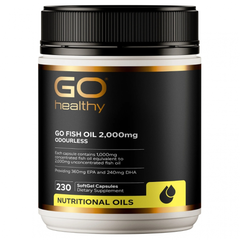 GO Healthy Go Fish Oil 2000mg Odourless 230 Capsules