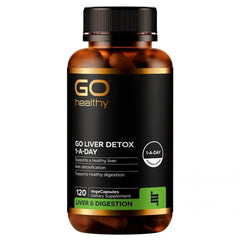 Go Healthy Liver Detox Capsules Aids Detoxification and Supports Healthy Liver Dietary Supplement 120 Capsules