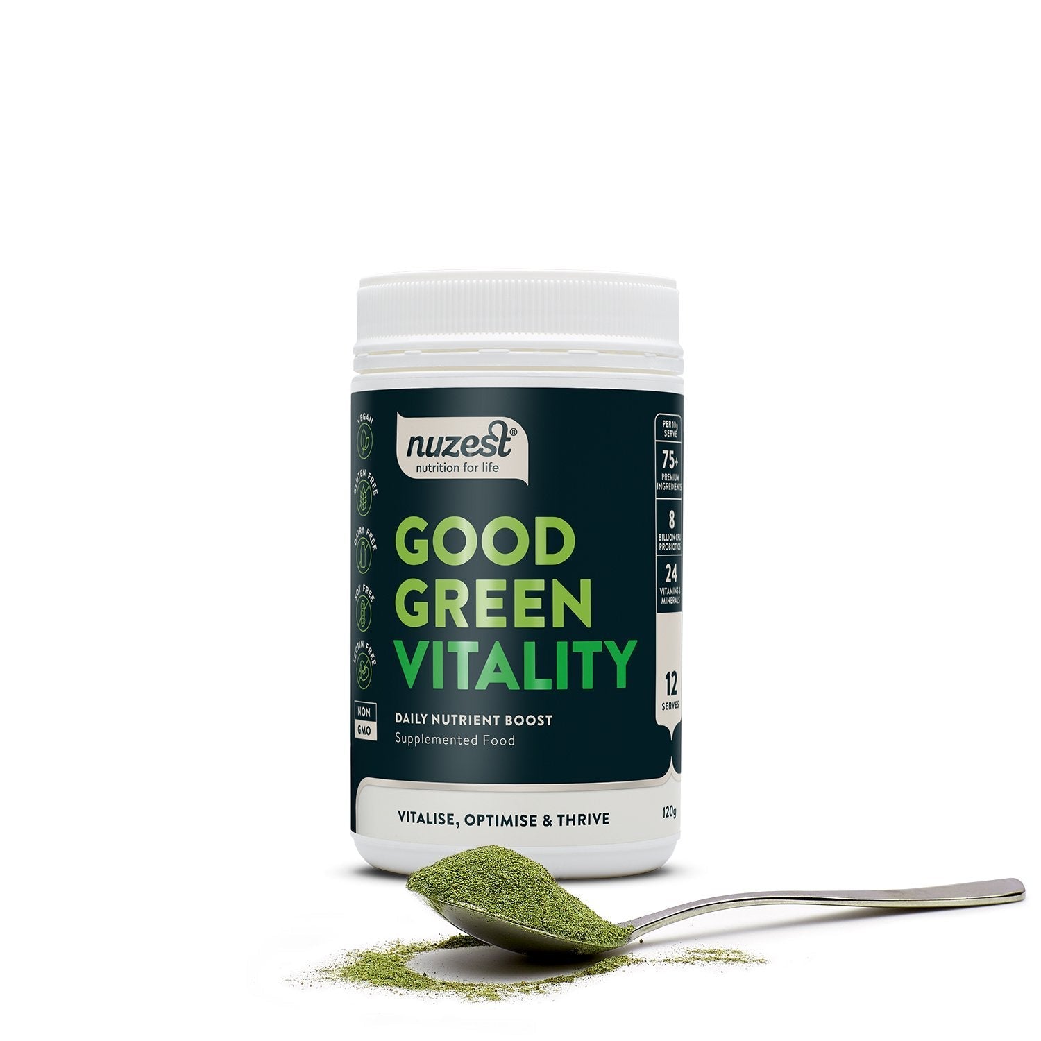 Nuzest Good Green Vitality 120 gm cheaper than bargain chemist,cheaper than chemist warehouse,cheaper than HEALTH NZ,cheaper than Health post,cheaper than Net Pharmacy,cheaper than NZ HEALTHSTORE,cheaper than pharmacy direct,cheaper than supplements.co.nz