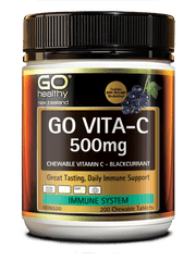 GO VITA-C 500MG NZ BLACKCURRANT 200 chewable tablets issues