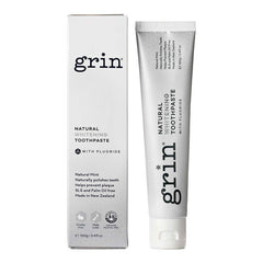 Grin 100% Pure Natural Whitening Toothpaste 100g The Hermes of New Zealand Toothpaste