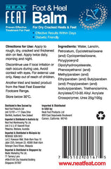Neat Foot And Heel Balm 75g Twin Pack for Dry Cracked Feet & Cracked Heels - Effective Treatment cracked feet treatment,dry heels remedy,foot balm,heel balm,optimized