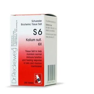 Reckeweg Tissue Salts S6 Kali Sulph 6x 200 tabs
