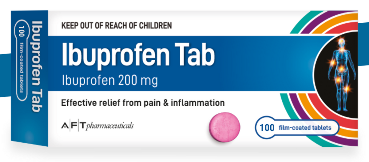 AFT Ibuprofen 200mg Tablets 100s