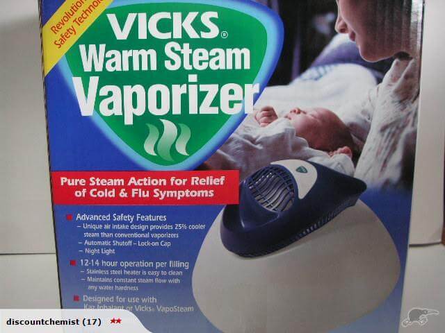 Vicks Warm Steam Vaporiser babies,cold and flu,congestion,covid,croup,infants,issues,vapouriser,Vicks
