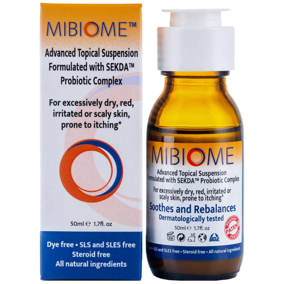 MiBiome 50ml – psoriasis, eczema, itch Dye free,eczema,Environmentally friendly,google,issues,itch,itch irritated skin,mibiome,Natural skin care,psoriasis,red skin,scaly skin,skin care,skin health,SLS and SLES free,Steroid free,support excessively dry,Sup