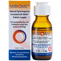 MiBiome 50ml – psoriasis, eczema, itch Dye free,eczema,Environmentally friendly,google,issues,itch,itch irritated skin,mibiome,Natural skin care,psoriasis,red skin,scaly skin,skin care,skin health,SLS and SLES free,Steroid free,support excessively dry,Sup