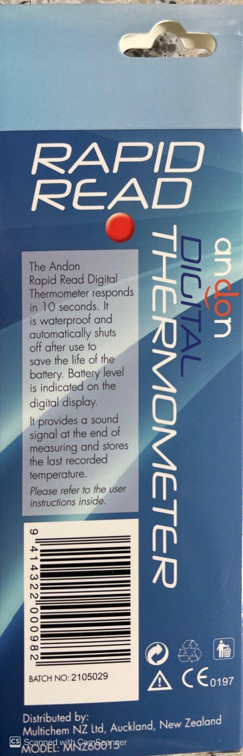 andon Digital Thermometer andon Digital Thermometer,digital,fever,issues,kids,rapid read,thermometer