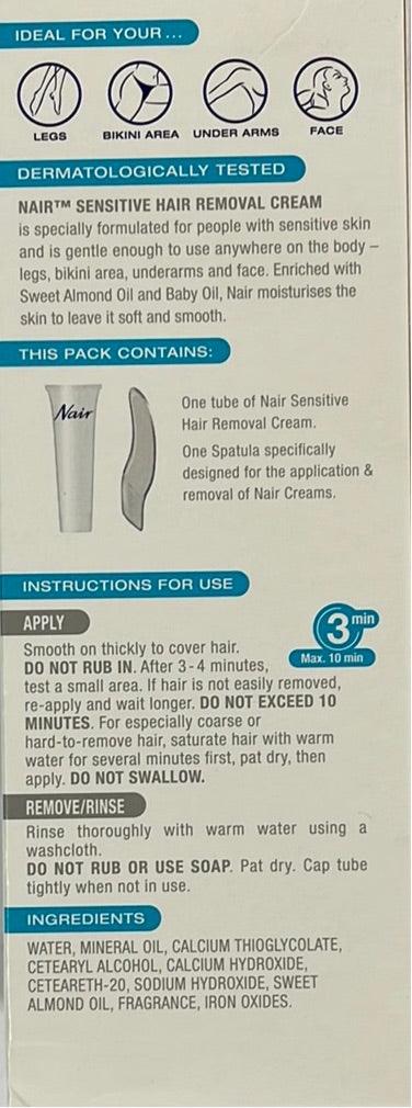 Nair Hair Removal Cream Face & Body 150 g issues