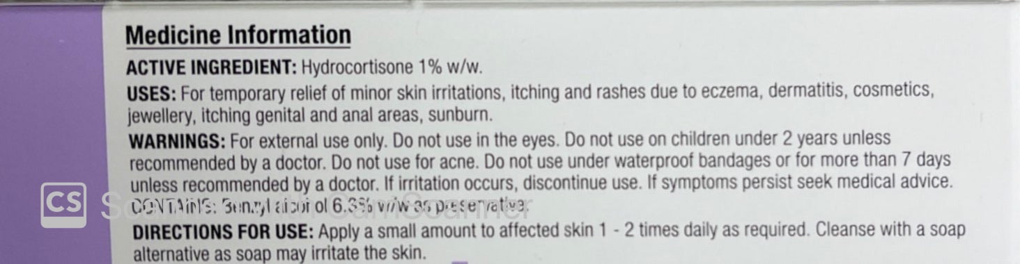 Ego Dermaid 1% Hydrocortisone cream 30 gm (Pharmacist Only Medicine) allergies to cosmetics,corticosteroid,corticosteroid responsive skin,derm,dermassist,dermatitis,dry skin,dry skin cream,dry skin gel,dry skineczema,eczema,Health Care,hydrocortisone,inse