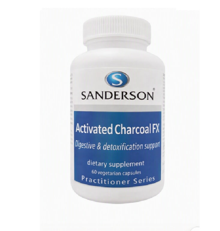 Sanderson Activated Charcoal FX 60 Capsules