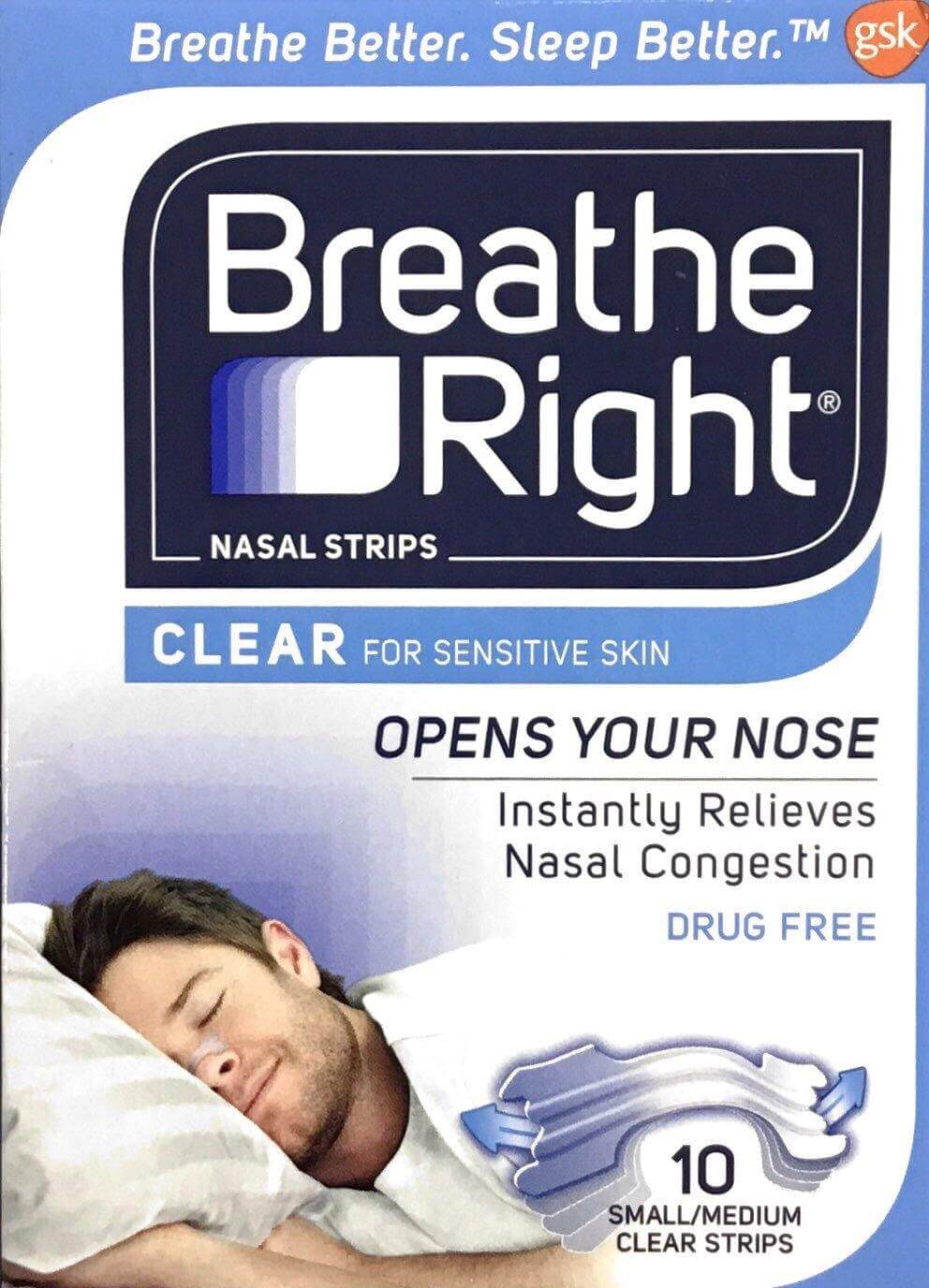 Breathe Right Nasal Strips-Regular Strips 10 breath,Breathe Right,deep breath,issues,medium,nasal,nose,right,small,snore,strips
