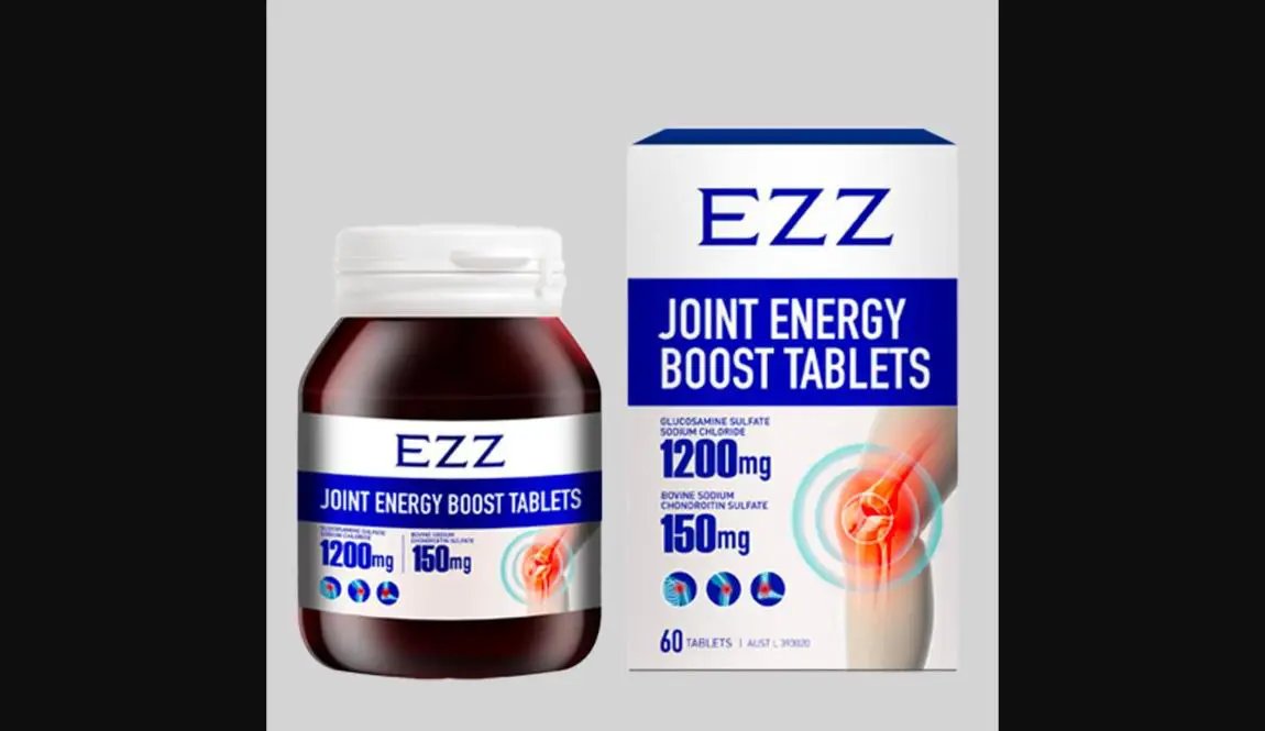 EZZ Joint Energy Boost Supports Mobility and Energy 60 Tablets