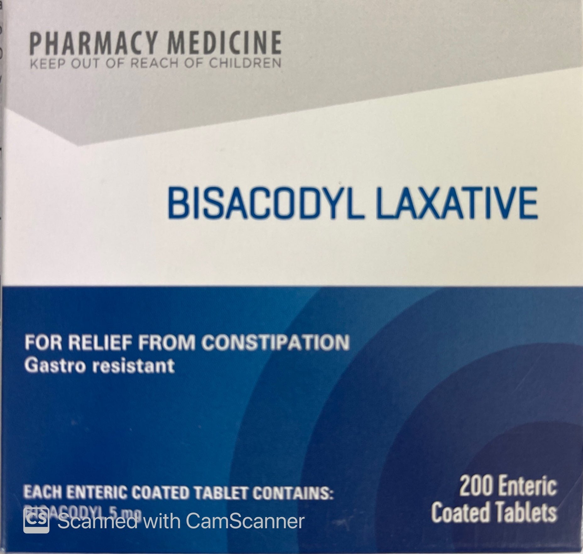 Bisacodyl Laxative Tablets for Constipation 5mg - 200 Tablets, Pharmacy Medicine 5mg laxative tablets,bisacodyl laxative,constipation relief,google,optimized,pharmacy medicine