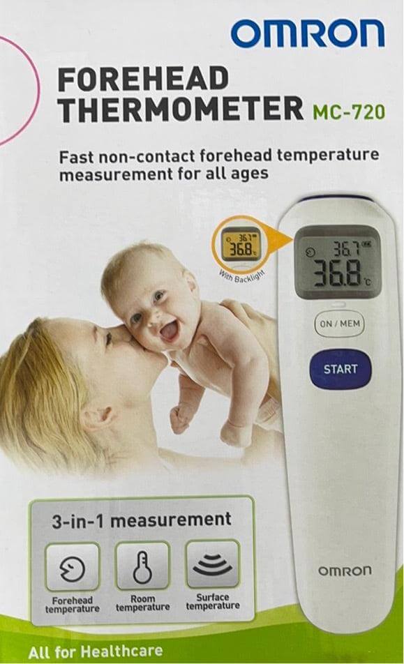 Omron MC-720 non contact Forehead Thermometer 50% Sale,aeon,cold and flu,covid 19,Discount,fever,forehead,issues,lifesmart,non touch thermometer,omron,thermometer