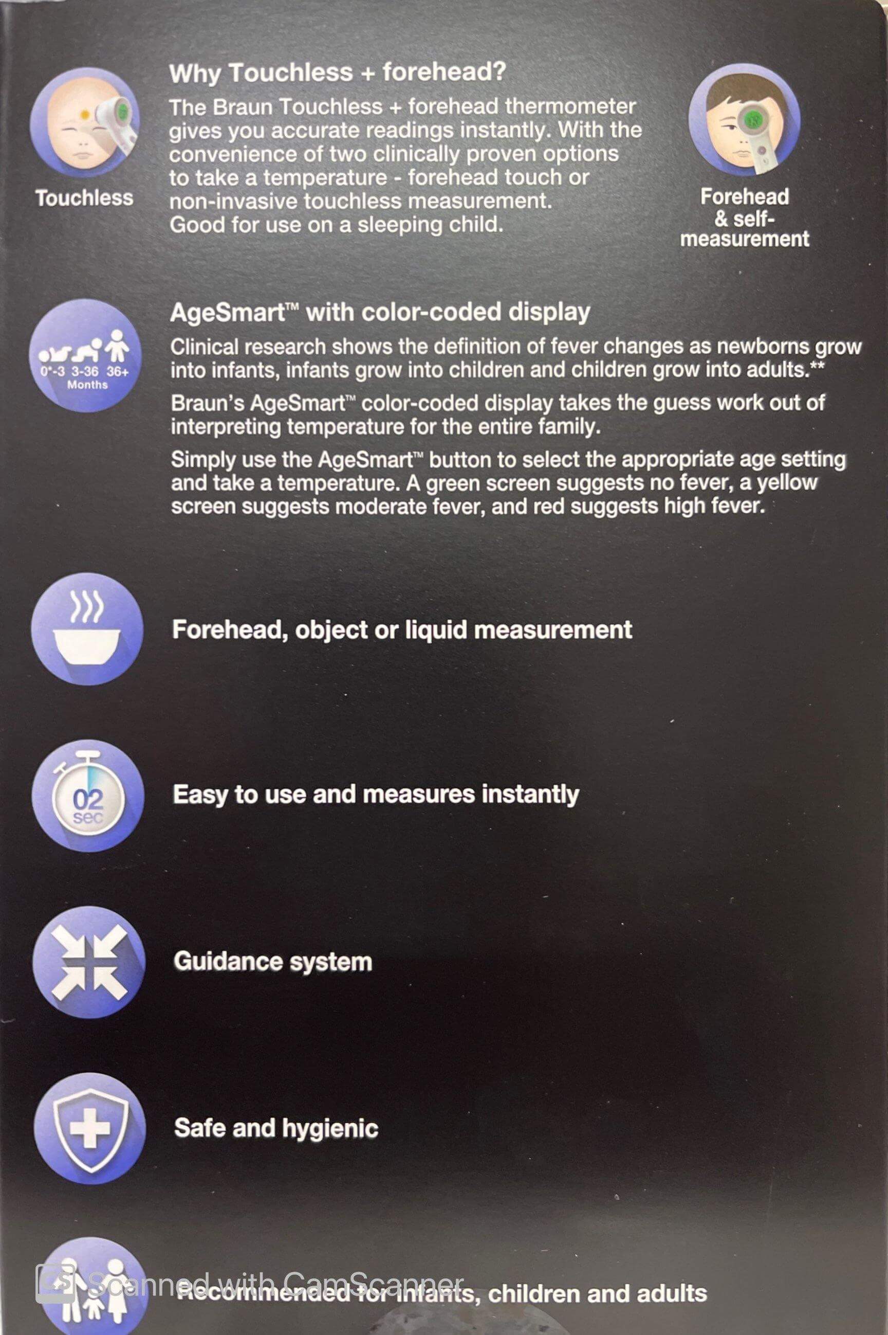 Braun touchless + forehead thermometer BNT400 agesmart,Braun,children,fever,forehead,issues,kids,thermometer